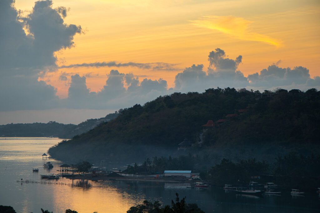 Nusa Lembongan Sunrise from The Acala Shri Sedana